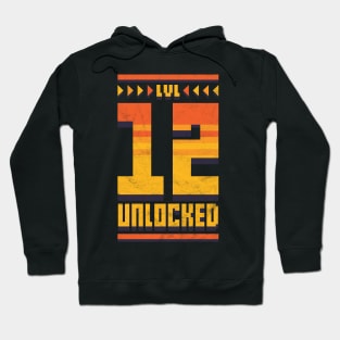 Level Up 12 Birthday Game Hoodie